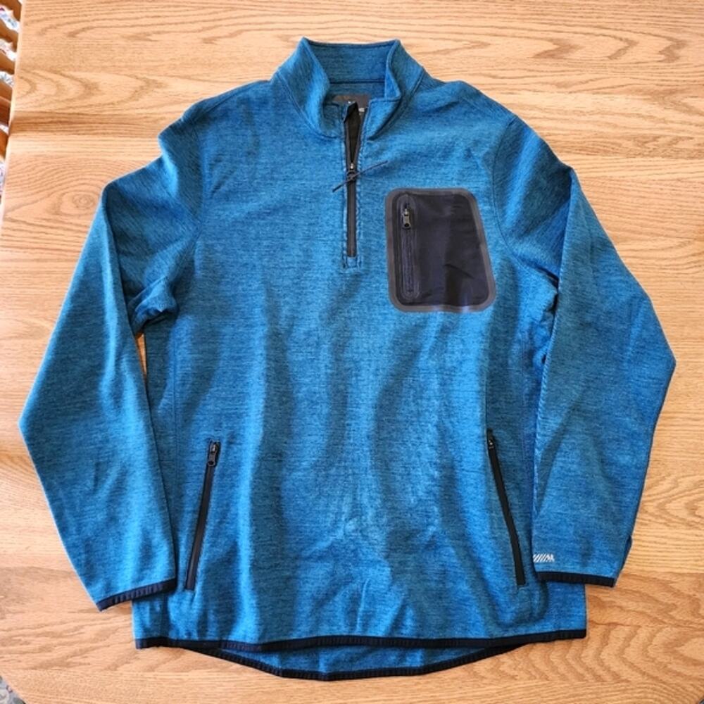 American Eagle Outfitters Men's Pullover Jacket Blue & Black Size XL Tall